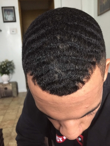 360 wave haircut front